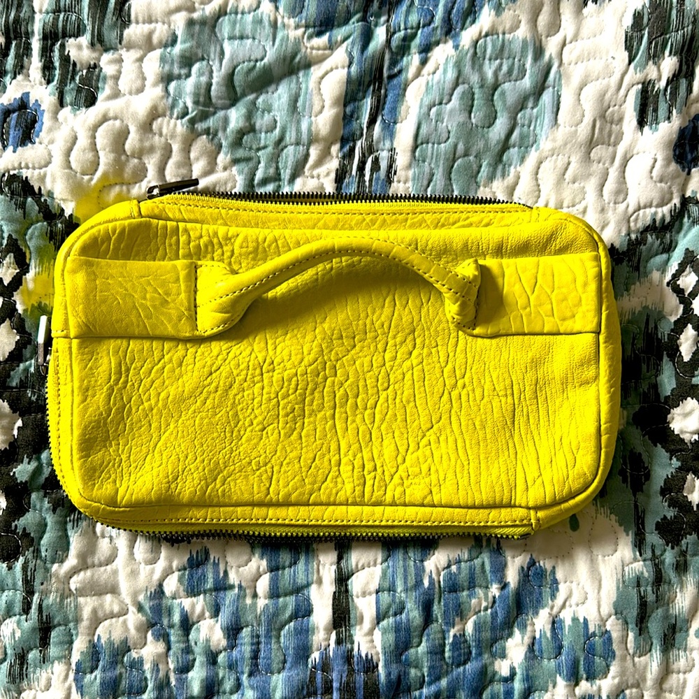 Alexander Wang Yellow Clutch